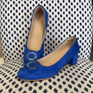 Benassal Blue Suede Pumps size 11